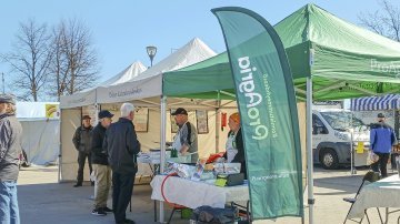 Lappi ja Oulu tempaisivat kalatalouskeskusten välisen yhteistyön merkeissä Kemin markkinoilla